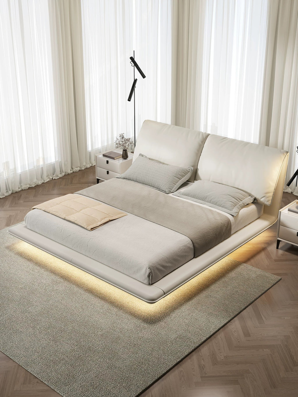 LUXURY Elephant Ear Floating Bed