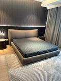 Luxury Croissant Leather Bed