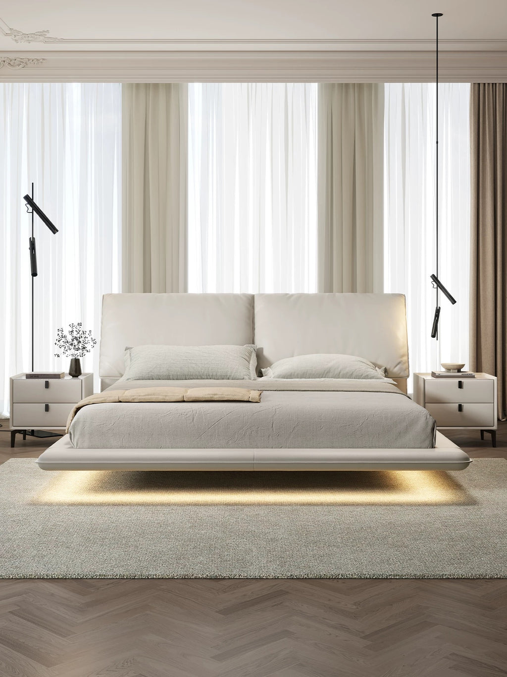 LUXURY Elephant Ear Floating Bed