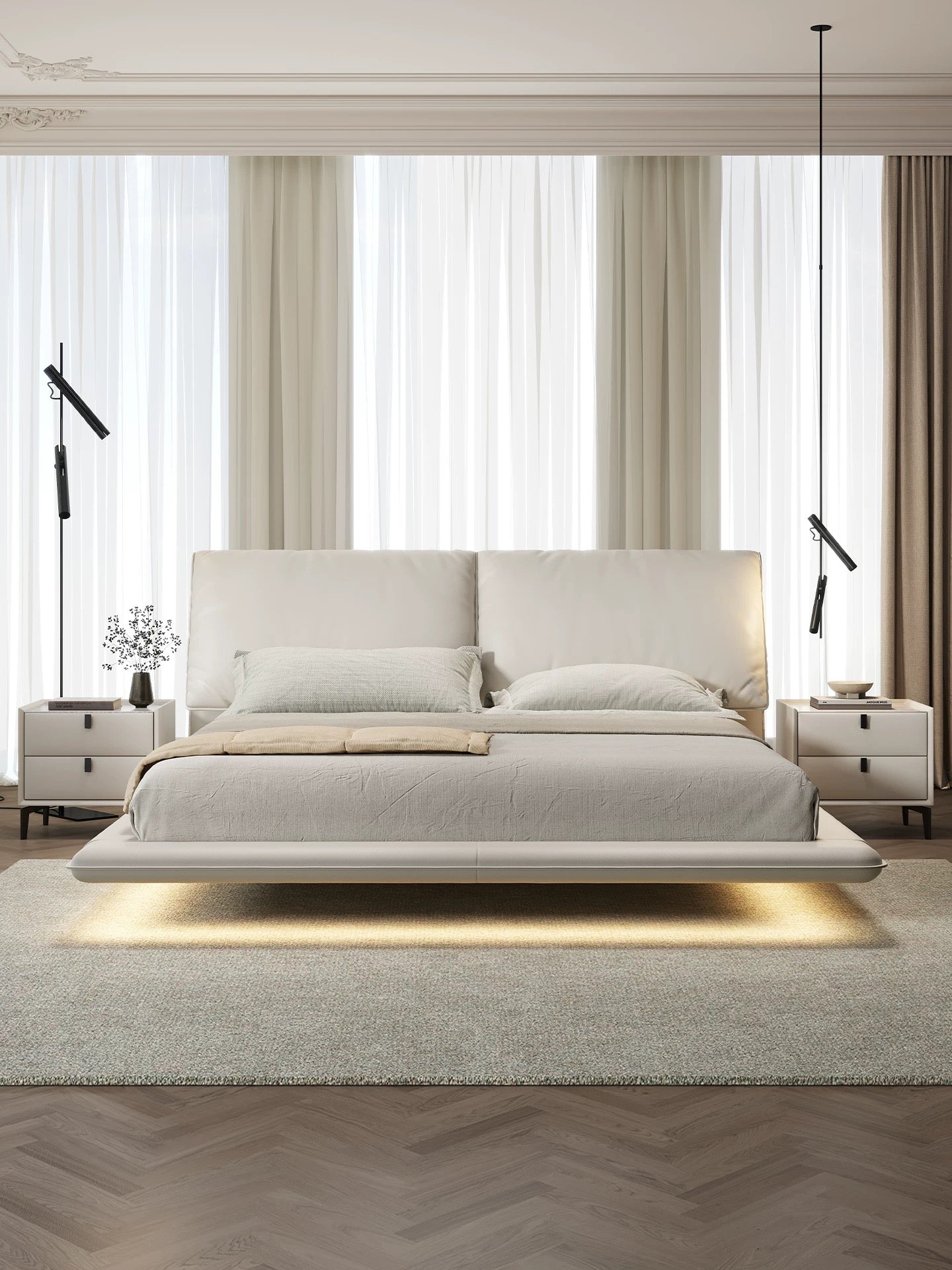 LUXURY Elephant Ear Floating Bed